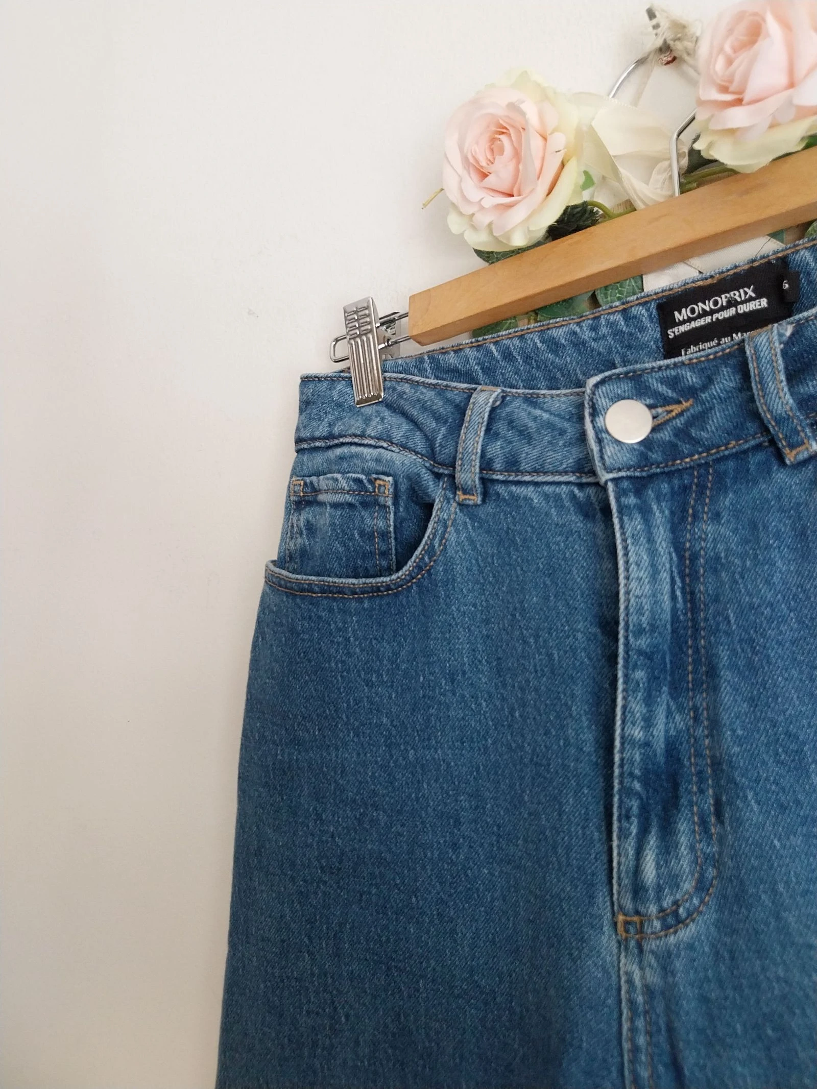 Jean azul algodón & elastano Monoprix Talla 36 – photo 5